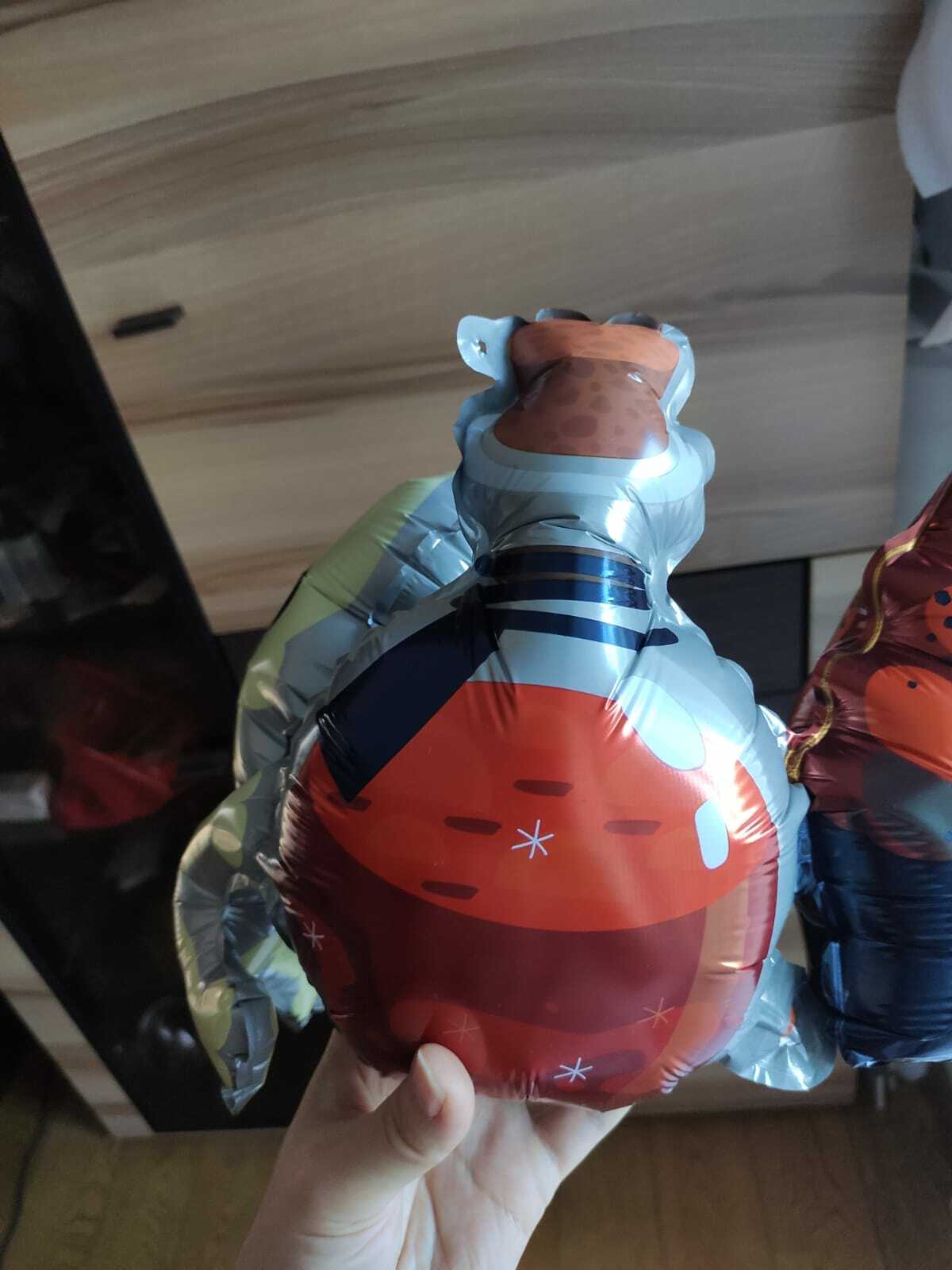 Фотография покупателя товара Гирлянда из фольгированных шаров 38" «Хеллоуин», 80 см - Фото 2