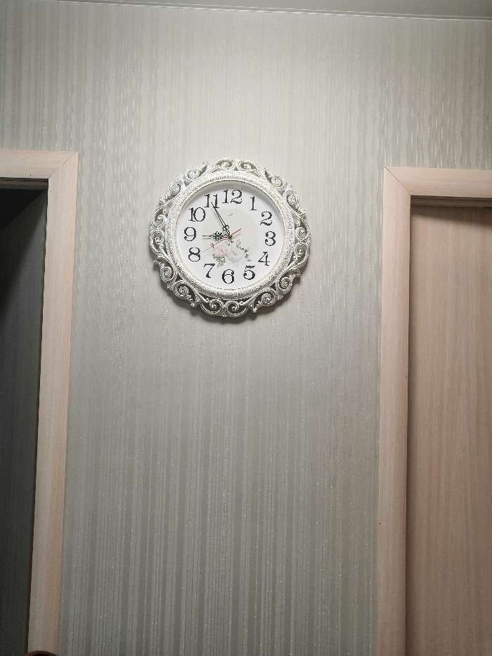 Фотография покупателя товара Часы настенные, интерьерные, "Хостон", бесшумные, d-40.5 см, циферблат 26 см - Фото 29
