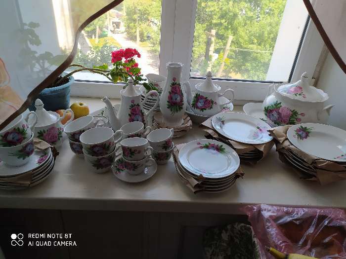 Фотография покупателя товара Набор столовой посуды «Пион», 60 предметов - Фото 1