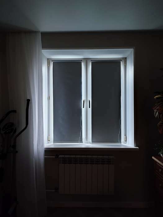 Фотография покупателя товара Штора рулонная «Механика. Блэкаут», 50×180 см (с учётом креплений 3,5 см), цвет серый - Фото 6