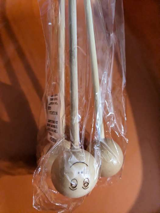 Фотография покупателя товара Массажёр антицеллюлитный, 32,5 × 7 см, 3 шара, деревянный