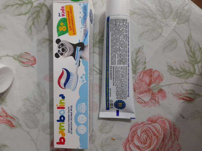 Фотография покупателя товара Зубная паста для детей "Bambolina" от 8 лет, 50 мл