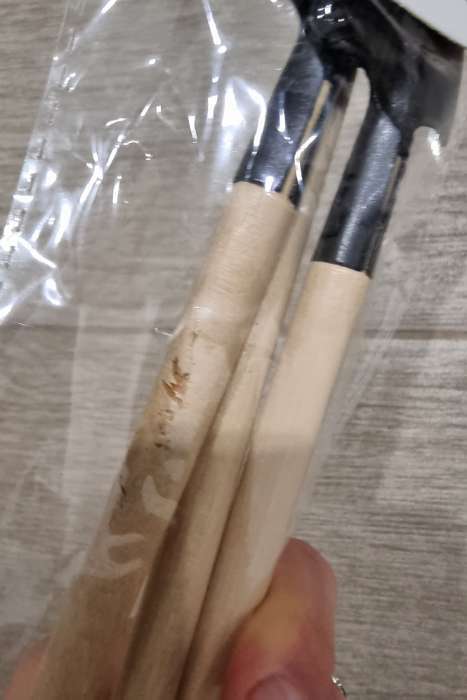 Фотография покупателя товара УЦЕНКА Набор садового инструмента, 3 предмета: грабли, 2 лопатки, длина 24 см, деревянные ручки, Greengo - Фото 4