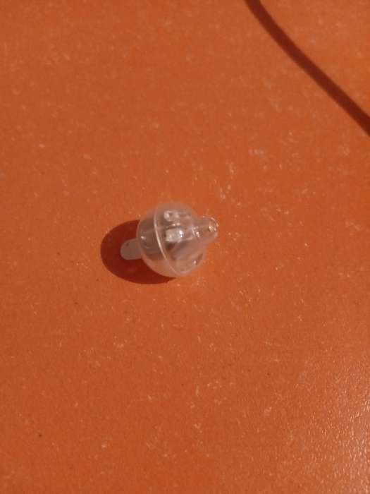 Фотография покупателя товара Светодиод для воздушного шара, круглый, цвет жёлтый, пластик - Фото 3