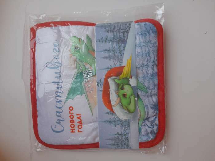 Фотография покупателя товара Набор кухонный «Доляна»: подставка 15×15 см, прихватка 17×17 см - Фото 1