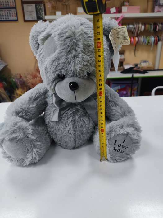 Фотография покупателя товара Мягкая игрушка «Медведь Тед», 50 см, цвет пепельный
