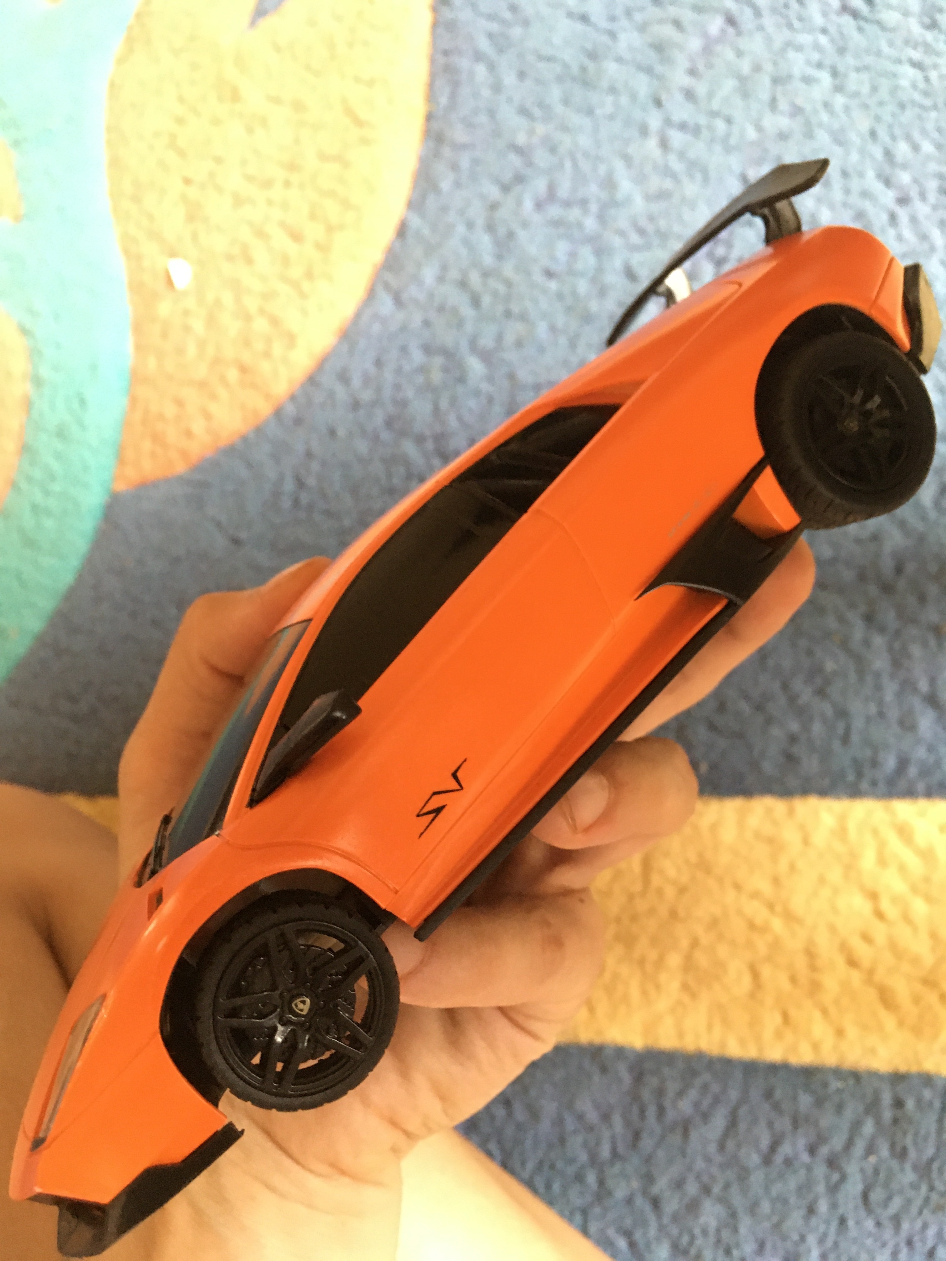 Фотография покупателя товара Машина радиоуправляемая Lamborghini Murcielago, масштаб 1:24, работает от батареек, свет, цвет оранжевый, mz 27018