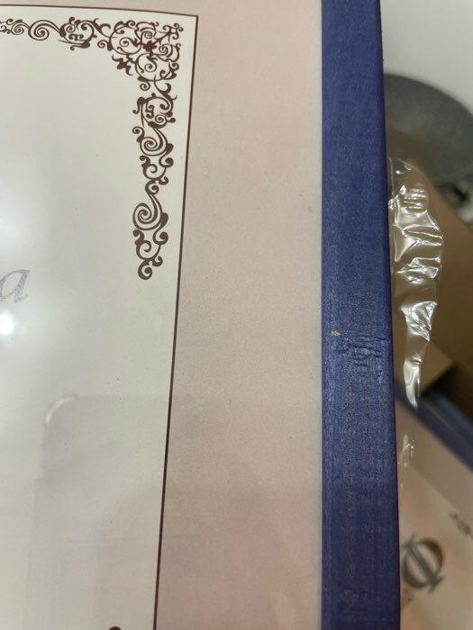Фотография покупателя товара Фоторамка сосна с14 21х30 см, 56 фиолетовый (пластиковый экран) - Фото 7