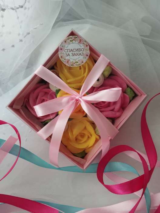 Фотография покупателя товара Коробка под бенто-торт с PVC крышкой, кондитерская упаковка «Love», 12 х 6 х 11,5 см - Фото 2