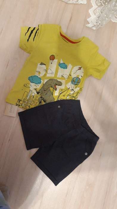 Фотография покупателя товара Комплект для мальчика, цвет жёлтый/синий, рост 104 см (56)