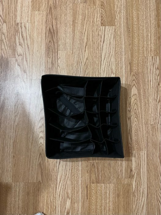 Фотография покупателя товара Органайзер для белья «Смарт», 15 ячеек, 30×30×11 см, цвет черный