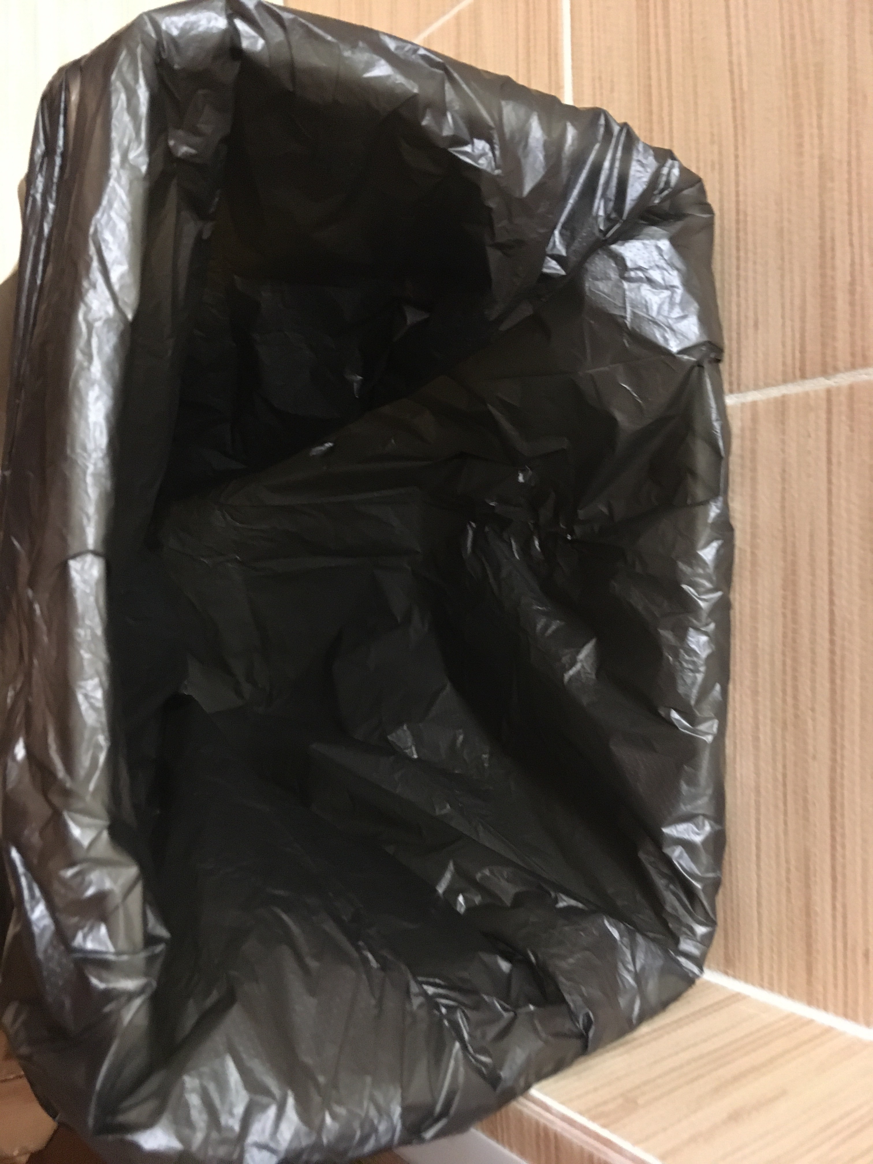 Фотография покупателя товара Мешки для мусора «Крепак», 30 л, с ручками, ПНД, 11 мкм, 50×65 см, 20 шт, цвет чёрный - Фото 1