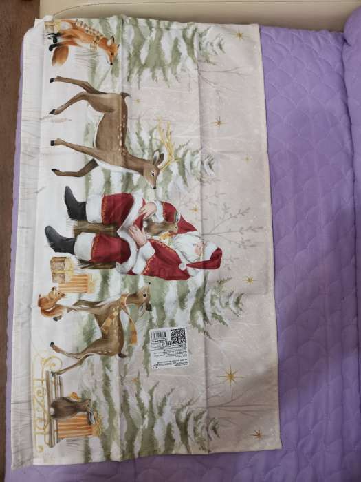 Фотография покупателя товара Новогоднее полотенце "Этель" Christmas forest 40х73 см, 100% хл, саржа 190 гр/м2