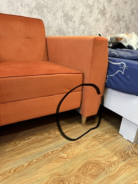 Фотография покупателя товара Диван-кровать «Хэппи», велюр, цвет велутто кирпичный - Фото 1