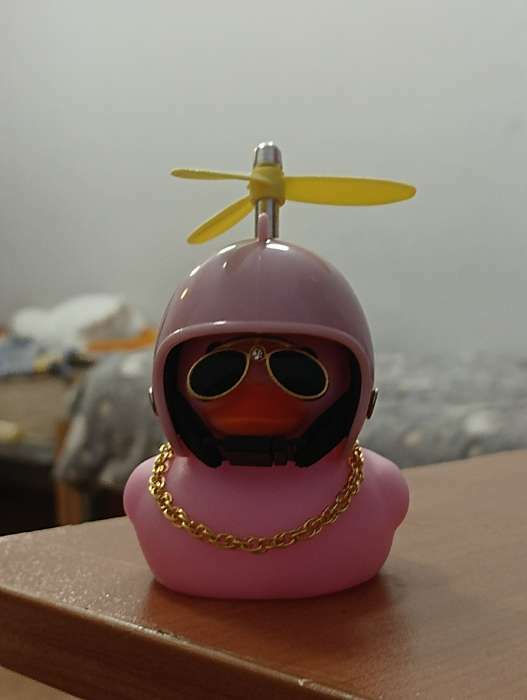 Фотография покупателя товара Утка с пропеллером, цвет розовый, звезда - Фото 1