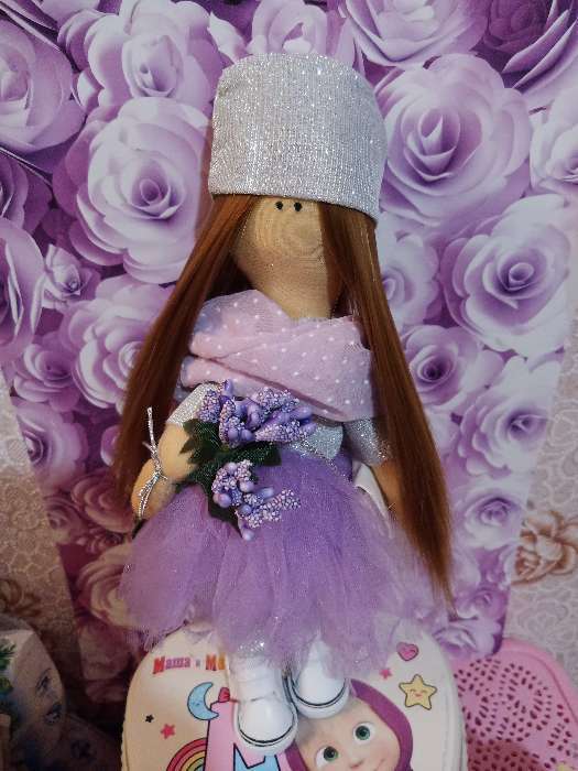 Фотография покупателя товара Мягкая кукла Молли, набор для шитья, 21×0.5×29.7 см - Фото 3