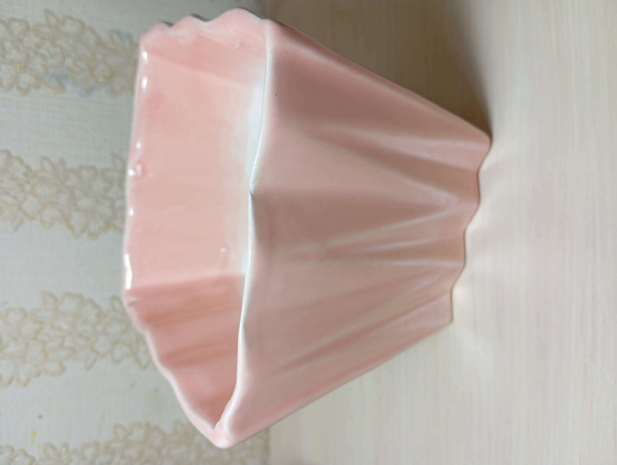 Фотография покупателя товара Кашпо "Чаргуш", 600 мл, розовый, керамика, Иран, 1 сорт - Фото 2