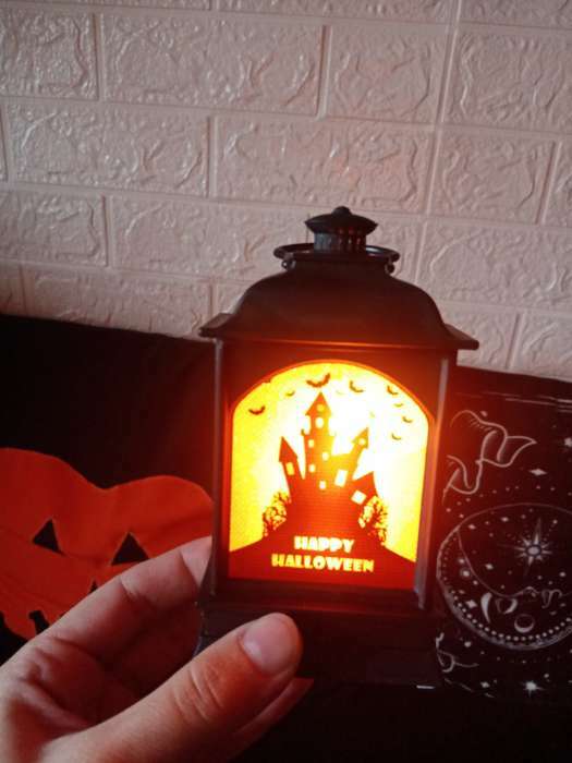 Фотография покупателя товара Светодиодная фигура «Фонарь с замком» 6×13×4 см, пластик, от батареек AG13×3, свечение тёплое белое - Фото 2