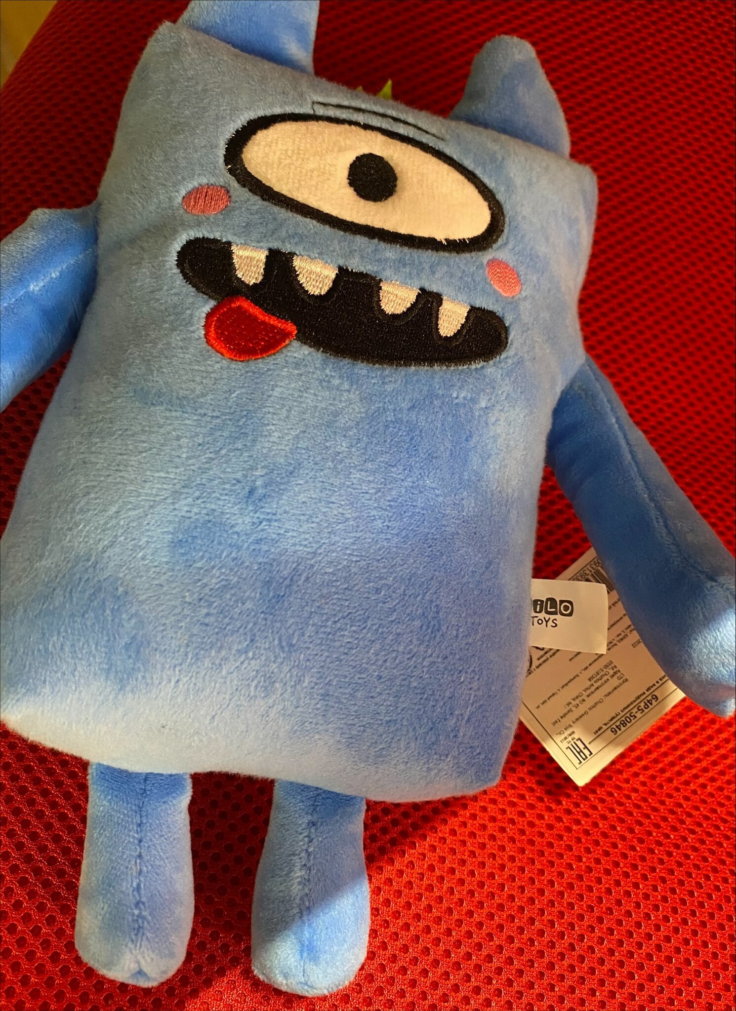 Фотография покупателя товара Мягкая игрушка «Монстрик», голубой - Фото 1