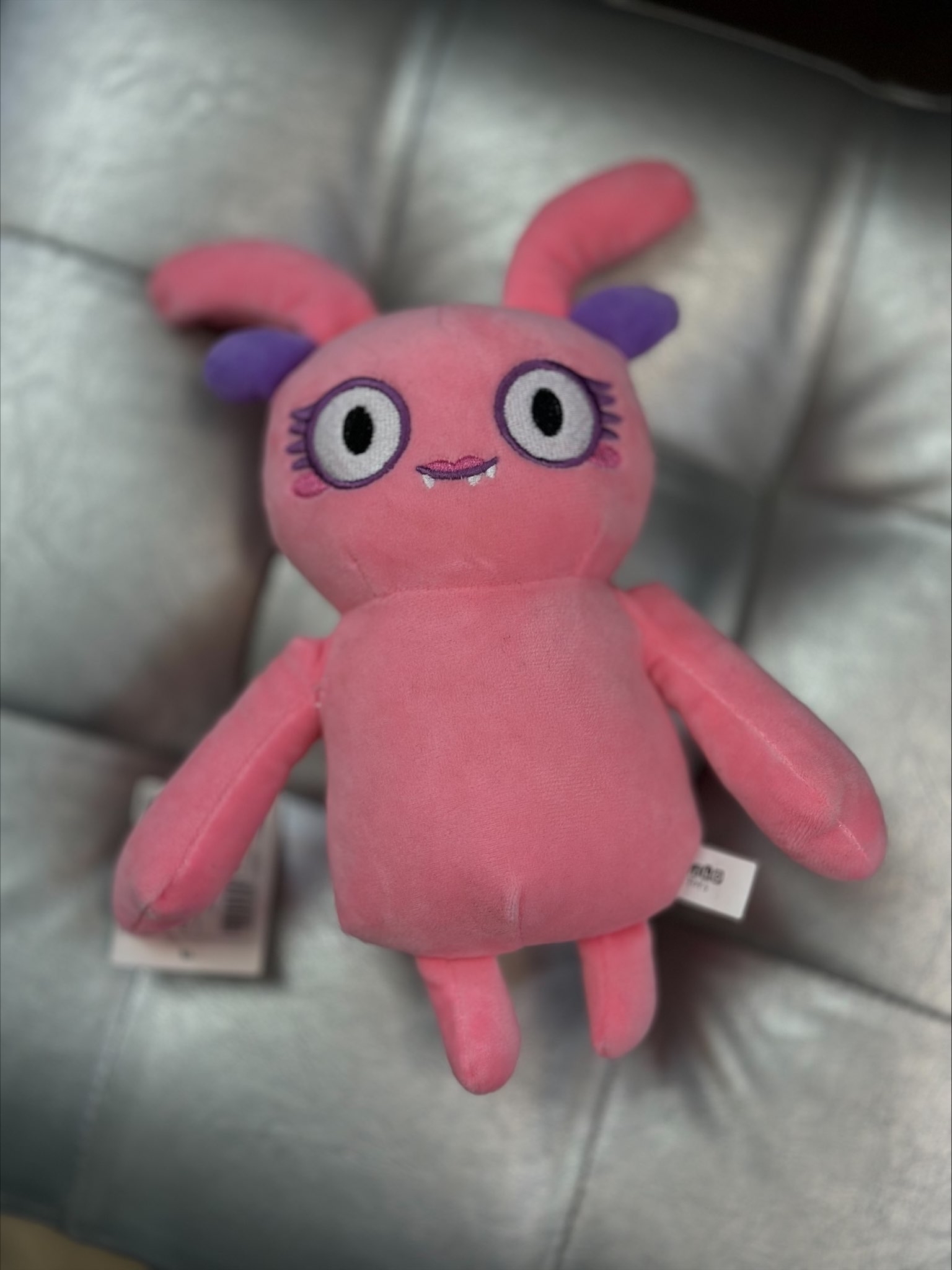 Фотография покупателя товара Мягкая игрушка «Монстрик», розовый - Фото 1