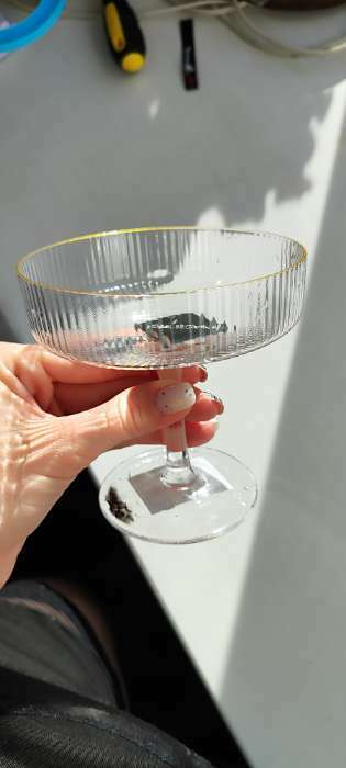 Фотография покупателя товара Бокал из стекла для шампанского Magistro «Орион», 180 мл, 10,5×11 см - Фото 1