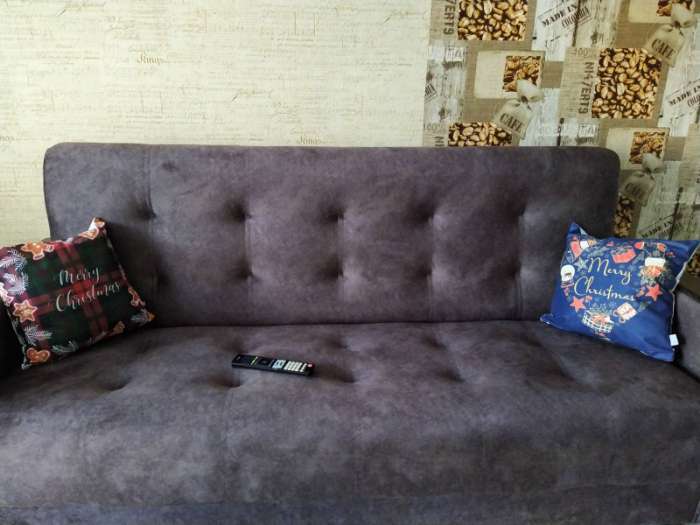 Фотография покупателя товара Наволочка декоративная новогодняя «Этель. Merry Christmas», 40×40 см - Фото 1