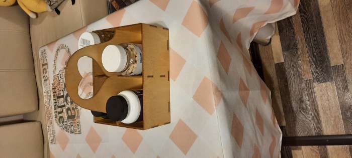 Фотография покупателя товара Заготовка для декупажа "Коробочка для чайных пакетиков" с ручкой 15 х 20 см