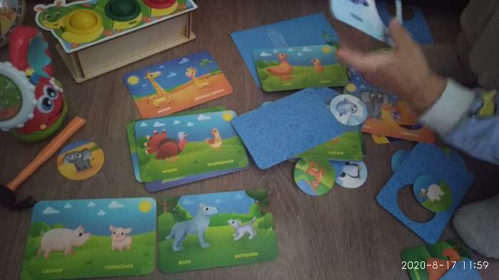 Фотография покупателя товара Настольная игра «Smart-пазлы. Алфавит для детей», 30 карточек - Фото 18