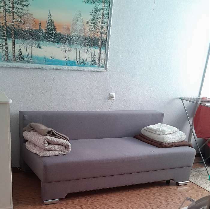 Фотография покупателя товара Диван «Киви», обивка «балтик грей», подушки «нео латтэ» - Фото 1