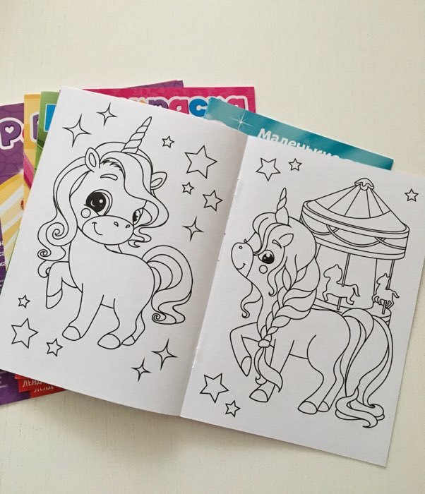 Фотография покупателя товара Раскраски для девочек набор «Для маленьких принцесс», 8 шт. по 12 стр.