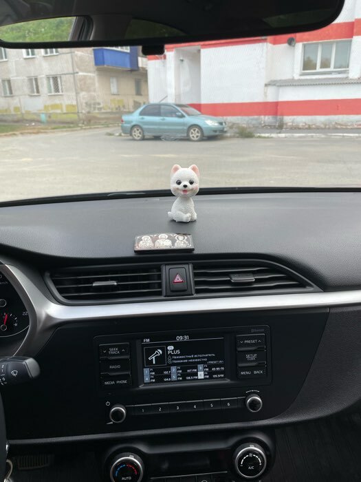 Фотография покупателя товара Собака на панель авто, качающая головой, шпиц