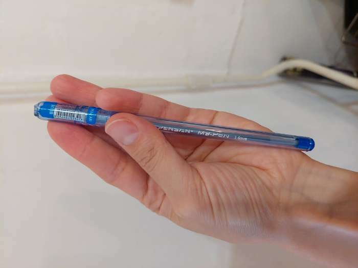 Фотография покупателя товара Ручка шариковая масляная Pensan My-Pen Vision, узел 1.0 мм, чернила синие - Фото 3