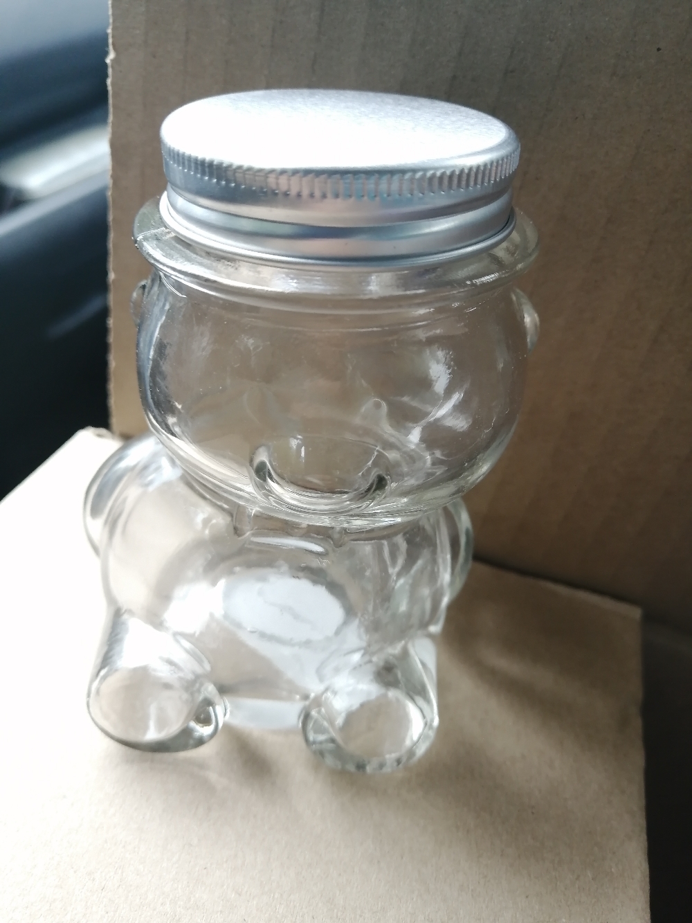 Фотография покупателя товара УЦЕНКА Баночка стеклянная для мёда и варенья «Медвежонок», 170 мл, 7×10 см - Фото 13