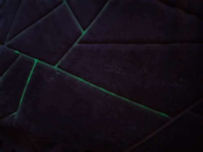 Фотография покупателя товара Плед светящийся Casa Conforte Stella Ice shards 150х200см, беж, фланель  190 гр/м,  пэ100% - Фото 2