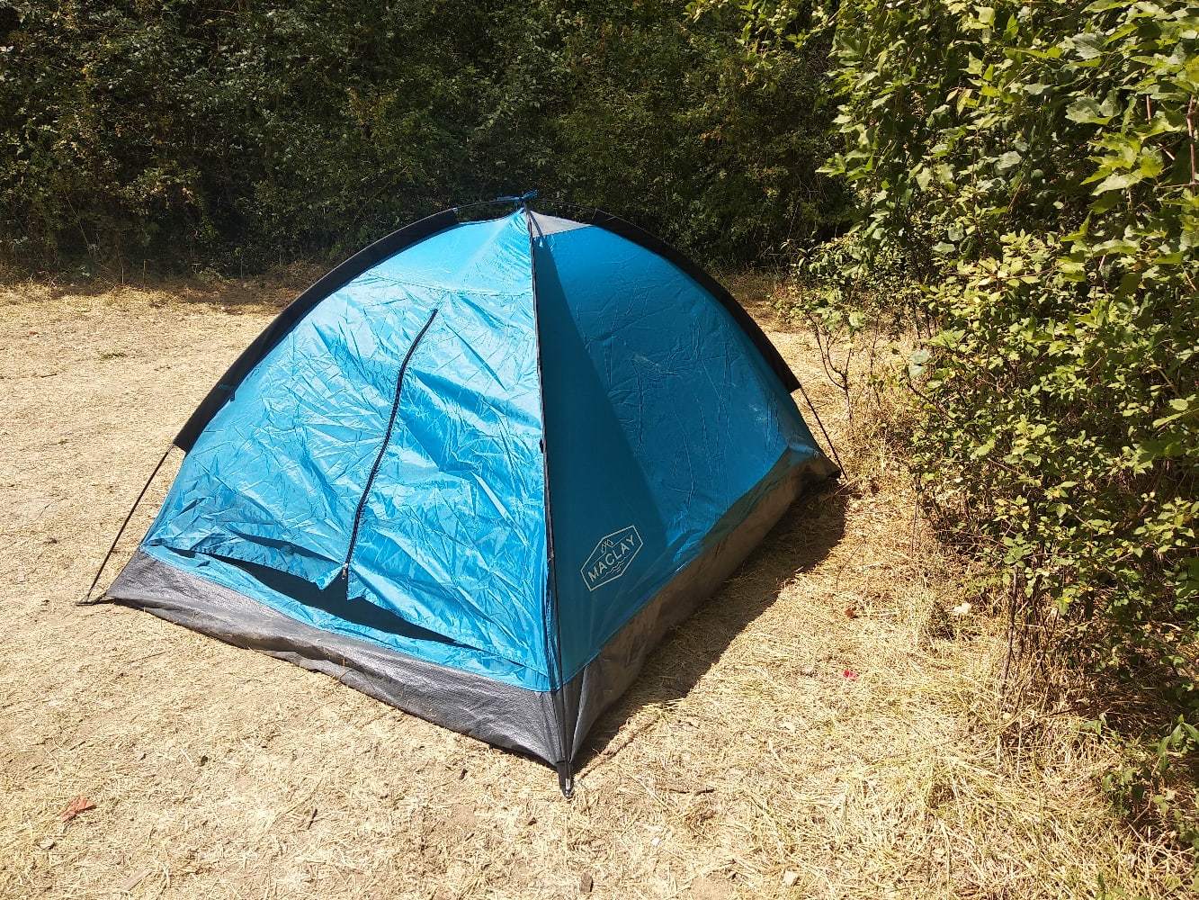 Фотография покупателя товара Палатка туристическая SANDE, 205 х 150 х 105 см, 2-местная, цвет синий - Фото 1