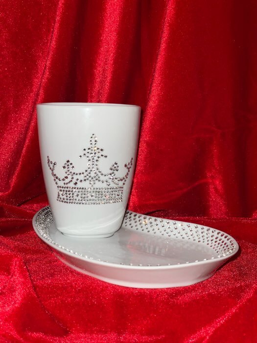 Фотография покупателя товара Чайный набор Lotus, 2 предмета: чашка 300 мл, блюдце, фарфор, Иран - Фото 2