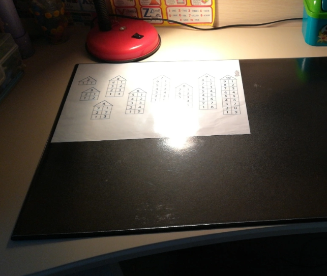 Фотография покупателя товара Накладка на стол офисная 45 × 65 см, Calligrata, с прозрачным карманом, чёрная
