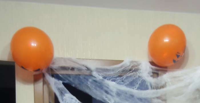Фотография покупателя товара Шар воздушный 12" «Страшные тыквы», набор 5 шт., картинки МИКС - Фото 1