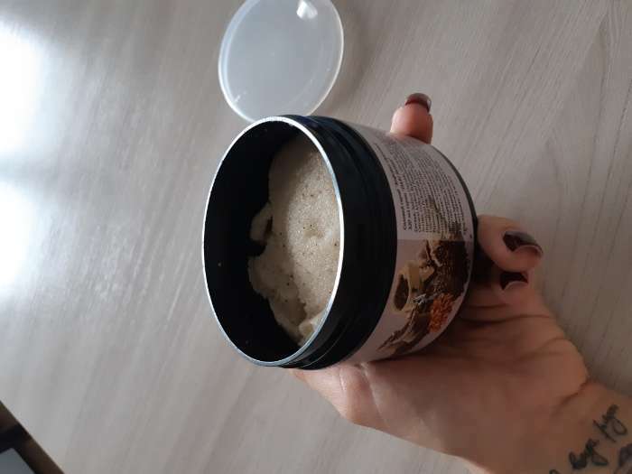 Фотография покупателя товара Скраб для тела солевой "Кофейно - ореховый" Добропаровъ 320 мл