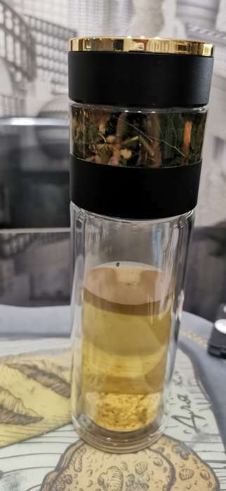Фотография покупателя товара Термос-заварник чайный Magistro «Термо», 330 мл, 6,5×22 см, дисплей - Фото 2