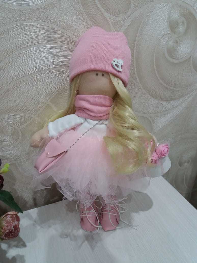 Фотография покупателя товара Набор для шитья. Интерьерная кукла «Энни», 30 см - Фото 4