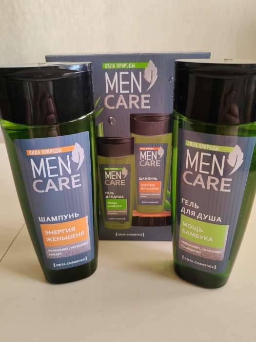 Фотография покупателя товара Подарочный набор для мужчин Men Care: гель для душа, 250 мл + шампунь, 250 мл
