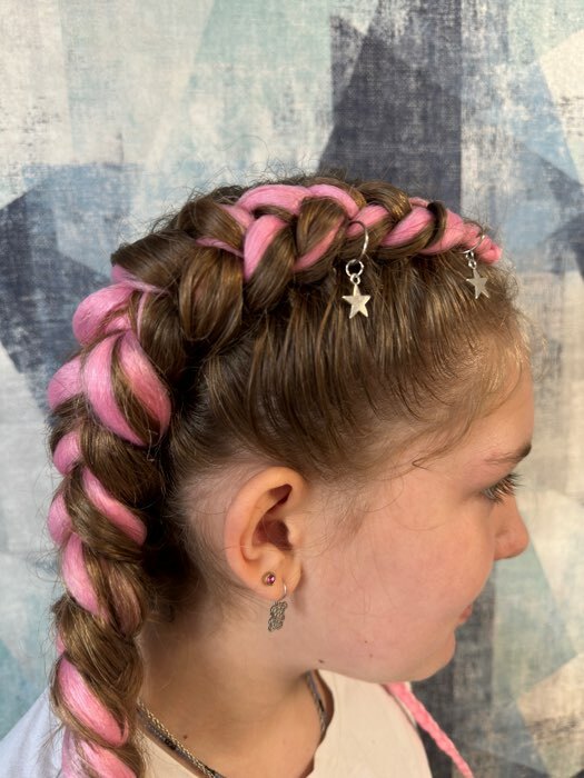 Фотография покупателя товара Заколки пирсинг для волос «Будь собой», 6 шт. - Фото 3