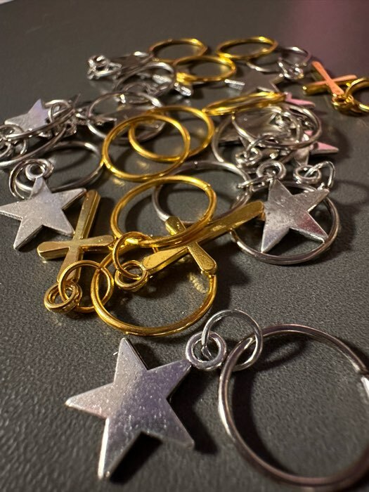 Фотография покупателя товара Заколки пирсинг для волос «Будь собой», 6 шт. - Фото 2