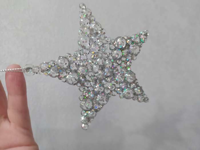 Фотография покупателя товара Ёлочные игрушки 2 шт. «Зимнее волшебство. Звезда - магия», 9.5 см, прозрачный - Фото 13