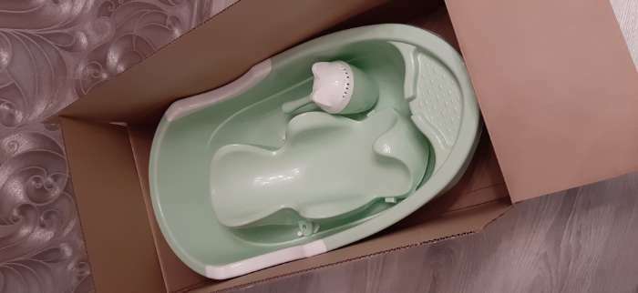 Фотография покупателя товара Набор для купания детский, цвет светло-зеленый - Фото 2