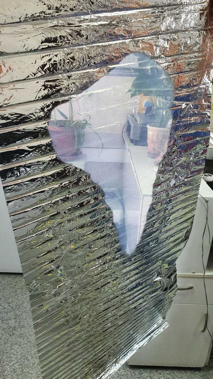 Фотография покупателя товара Пленка солнцезащитная 0,6×130 см Vikont(50), 2 полотна - Фото 1