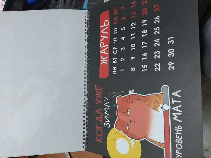 Фотография покупателя товара Календарь на спирали «Жизненный», 34 х 24 см - Фото 3