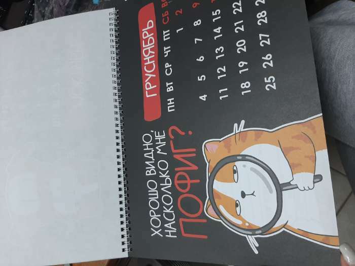 Фотография покупателя товара Календарь на спирали «Жизненный», 34 х 24 см - Фото 4