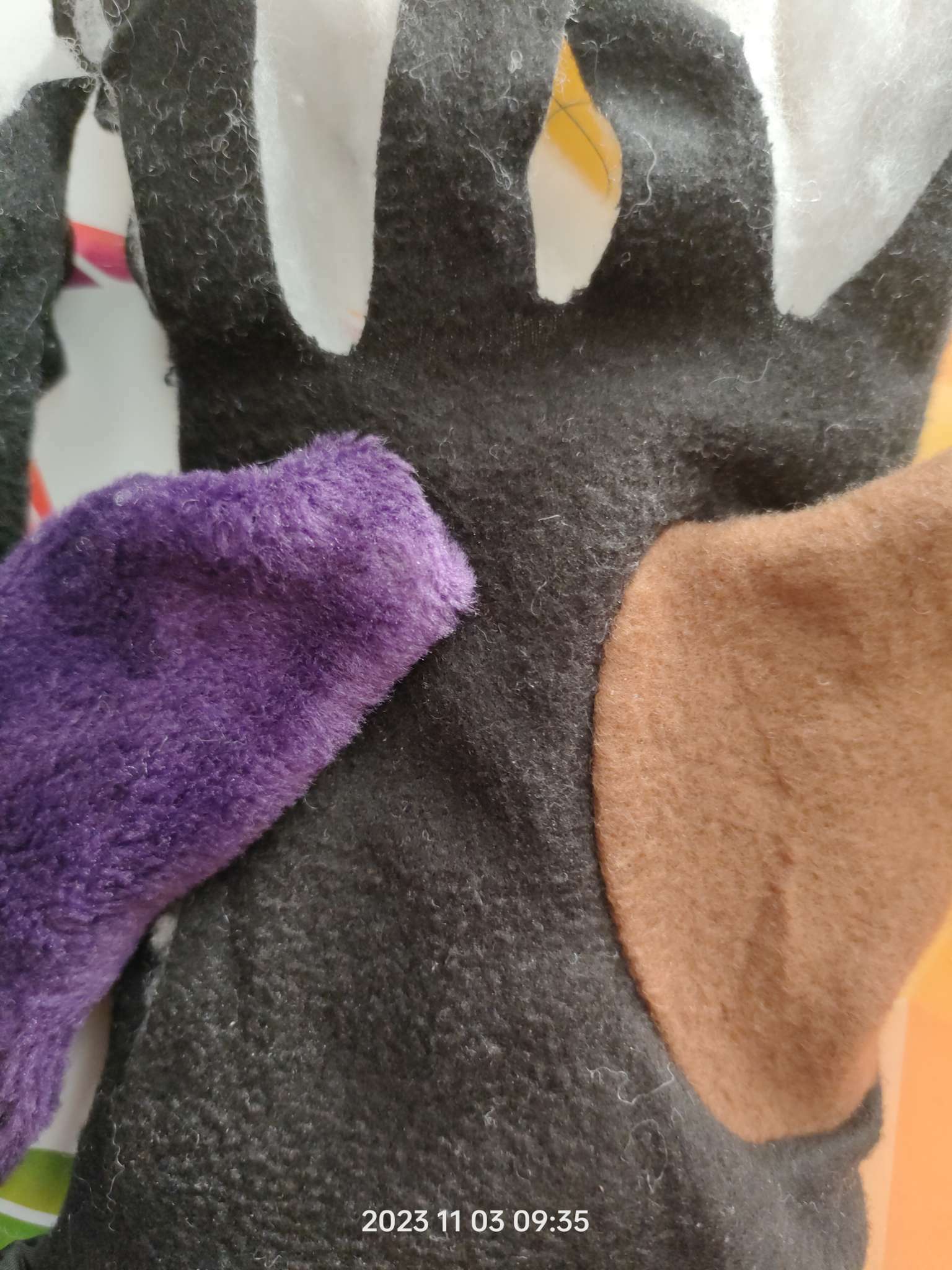 Фотография покупателя товара Перчатки зимние детские MINAKU, цв.серый/чёрный, р-р 16 (18 см)